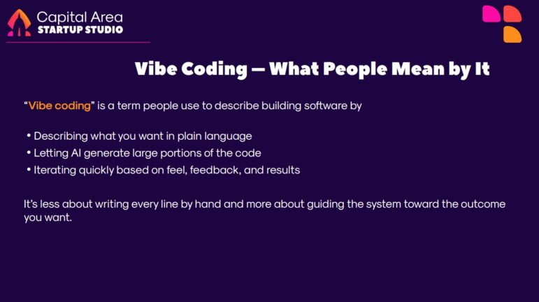 Slide on Vibe Coding